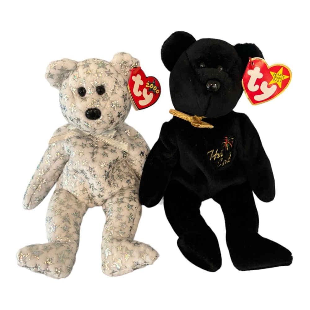 Ty Beanie Babies “The beginning” and “The End”